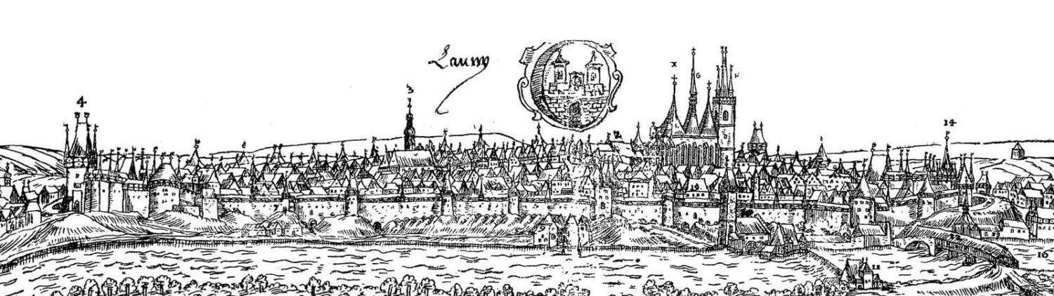 Louny historický obrázek